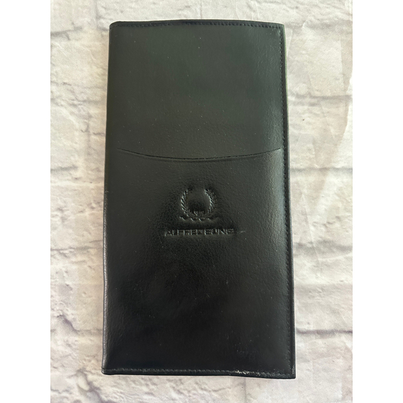 Alfred Sung Other - Alfred Sung Men's Black Leather Wallet